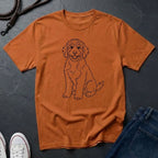 Bernedoodle Line Art Shirt - Minimalist Doodle Lover Tee - Comfort Colors 1717