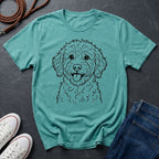 Lagotto Romagnolo Line Art Shirt — Bold Minimalist Curly Dog Tee