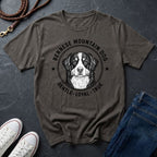 Bernese Mountain Dog Heritage Badge Shirt — Gentle Loyal True Dog Tee