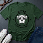 Boxer Dog T-Shirt — 'BOXER' Loyal • Bold • True Vintage Graphic Tee