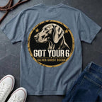 Weimaraner "Got Your 6" T-Shirt | Silver Ghost Recon | Funny Dog Breed Tee | Comfort Colors 1717
