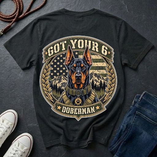 Got Your 6 Doberman T-Shirt