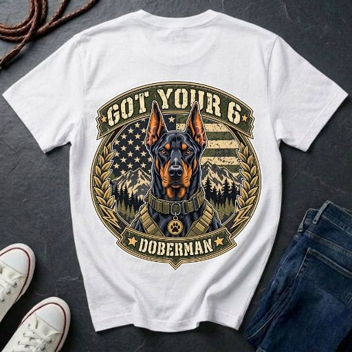 Got Your 6 Doberman T-Shirt